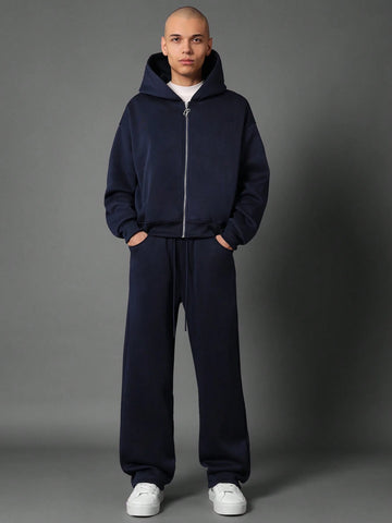 Cropped Zip Hoodie & Joggers